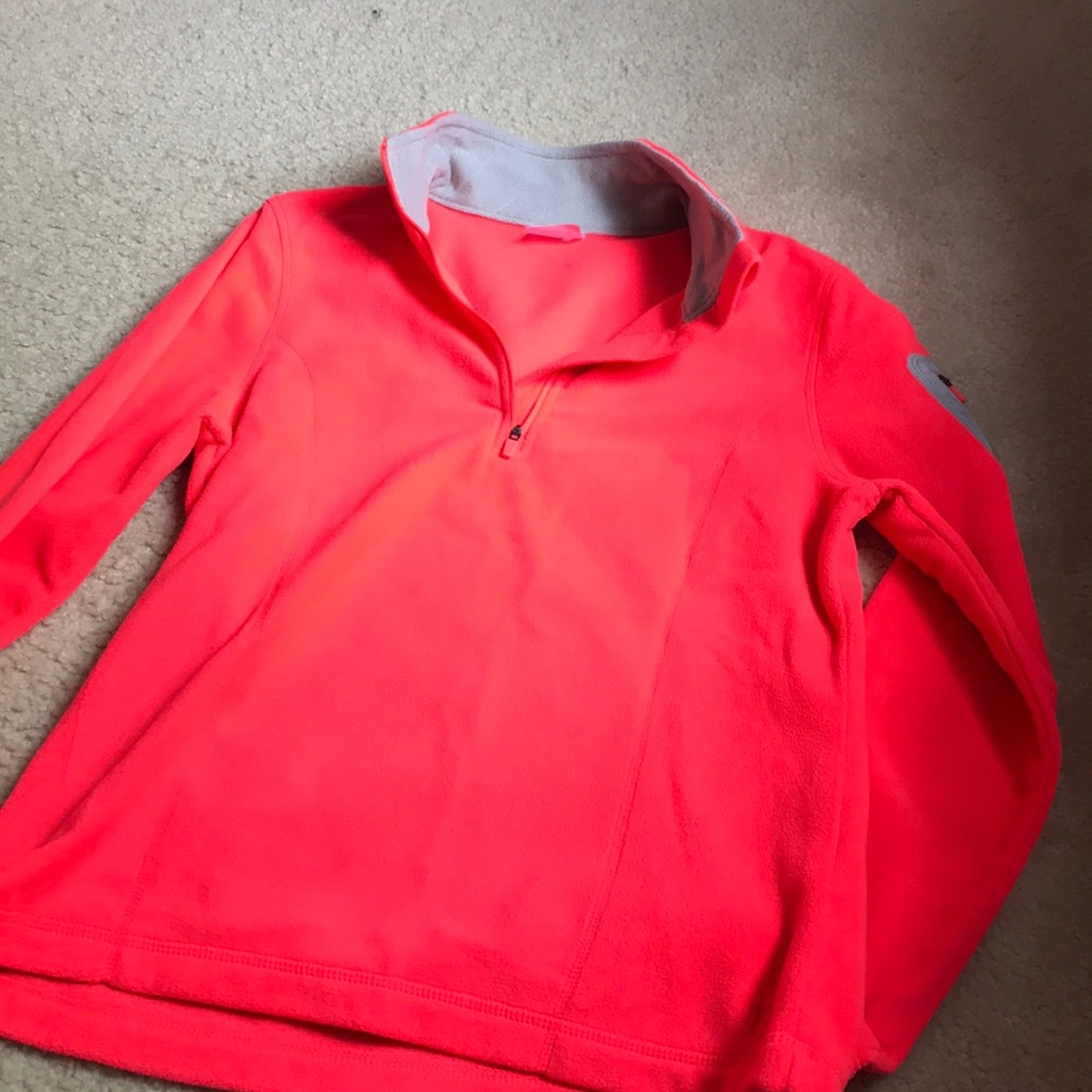 Pink fleece sweatshirt